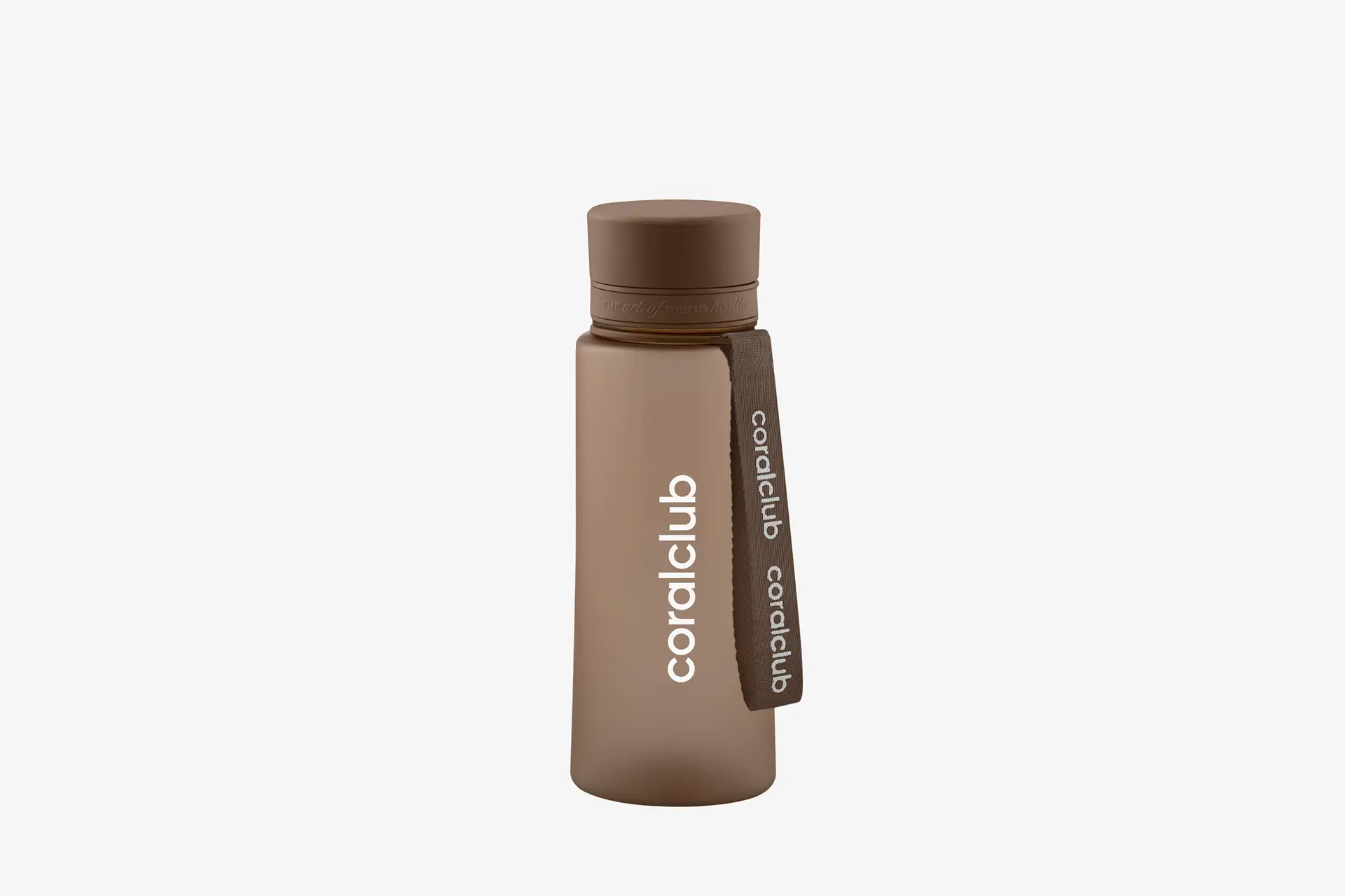 בקבוק פלסטיק coralclub, חום